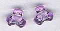 Tri-beads kralen 009 transparant lila **